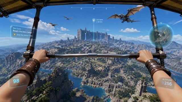 First-Person Wingsuit VR Pilot